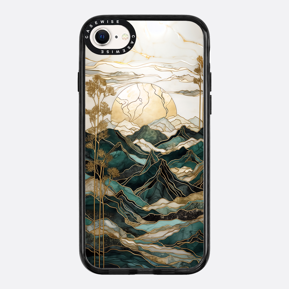 Abstract Mountain Sunset - Etui
