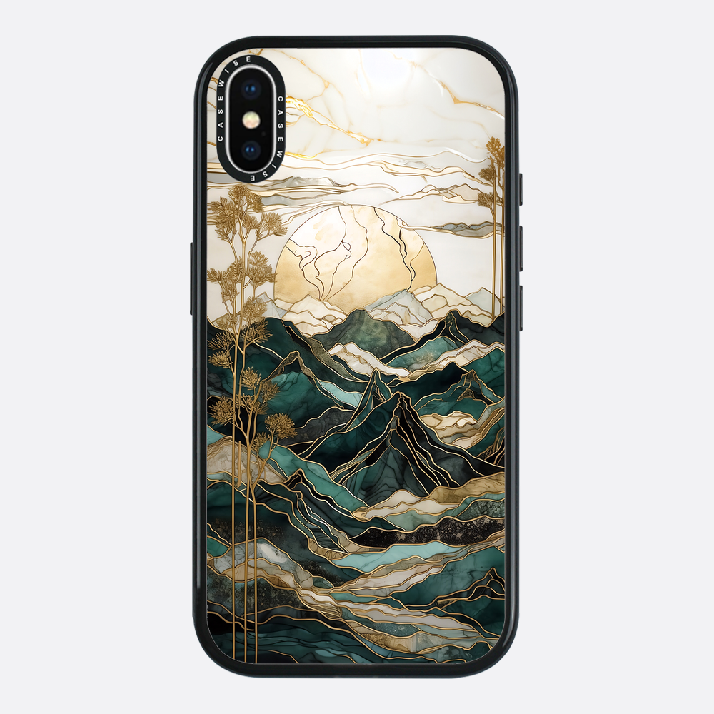 Abstract Mountain Sunset - Etui