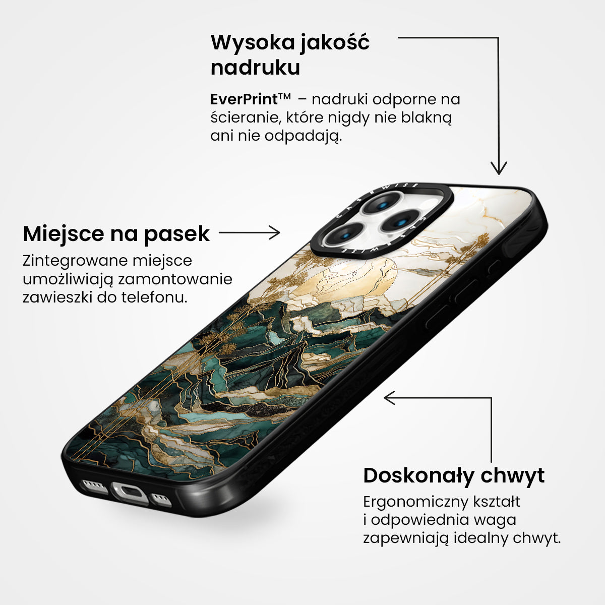 Abstract Mountain Sunset - Etui