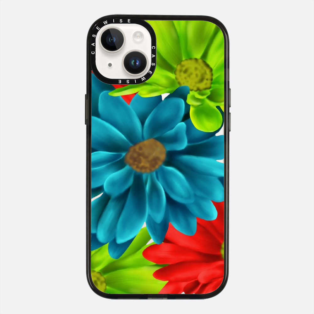 Kwiaty w wyrazistych kolorach - Etui