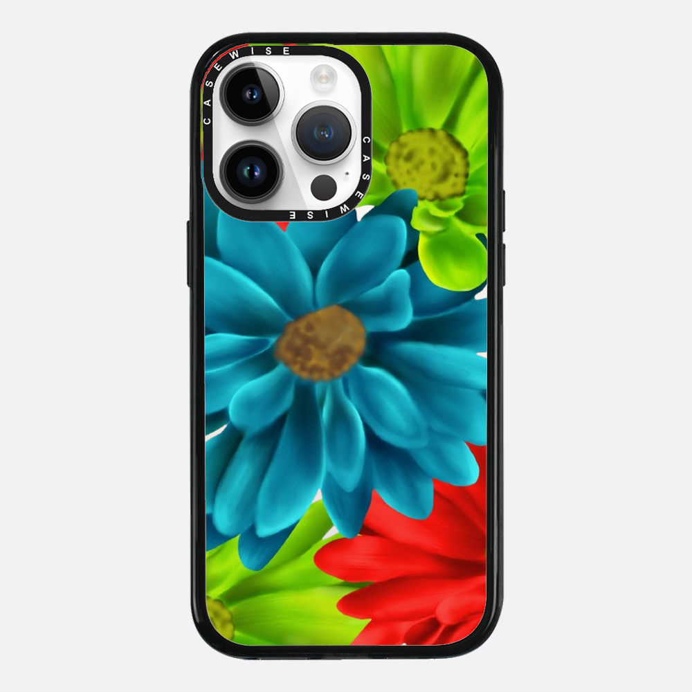 Kwiaty w wyrazistych kolorach - Etui