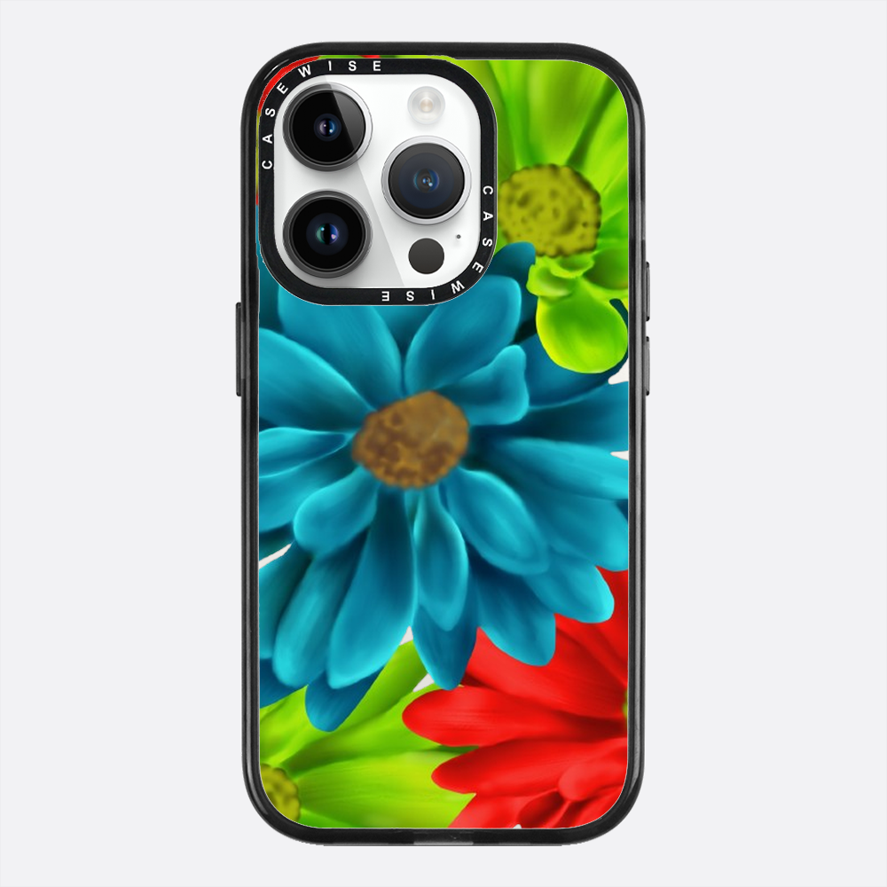 Kwiaty w wyrazistych kolorach - Etui