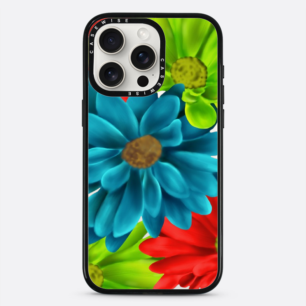 Kwiaty w wyrazistych kolorach - Etui