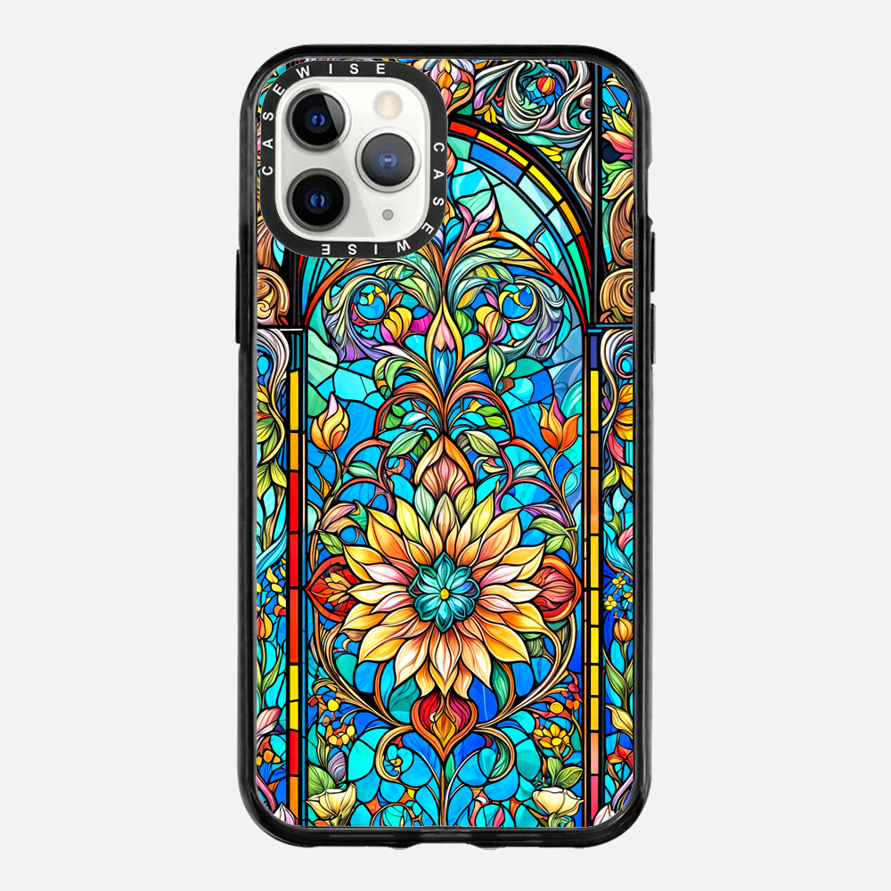 Kwiaty witrażowe - Etui