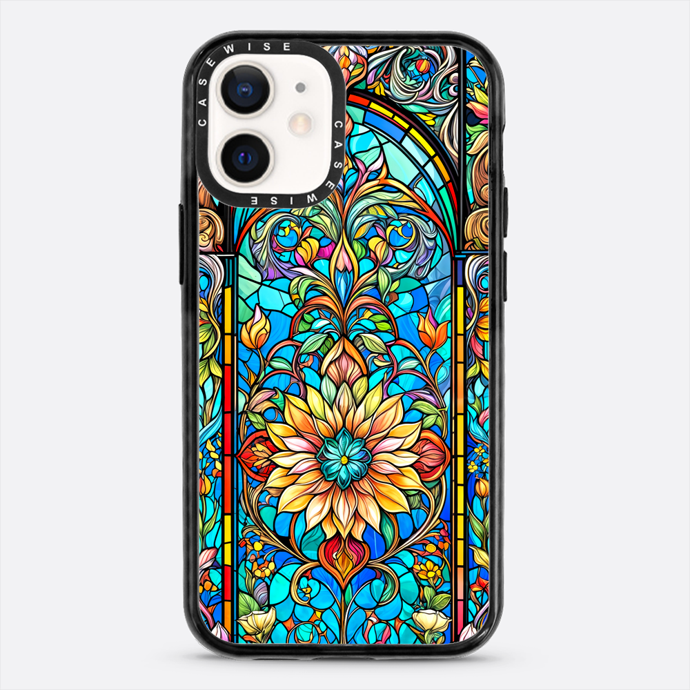 Kwiaty witrażowe - Etui