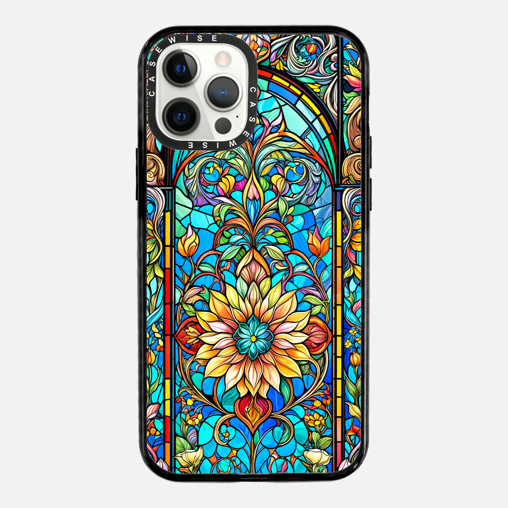 Kwiaty witrażowe - Etui