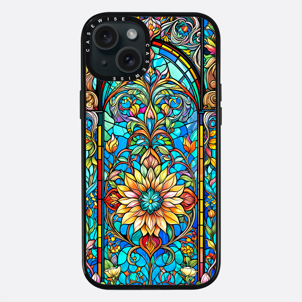 Kwiaty witrażowe - Etui