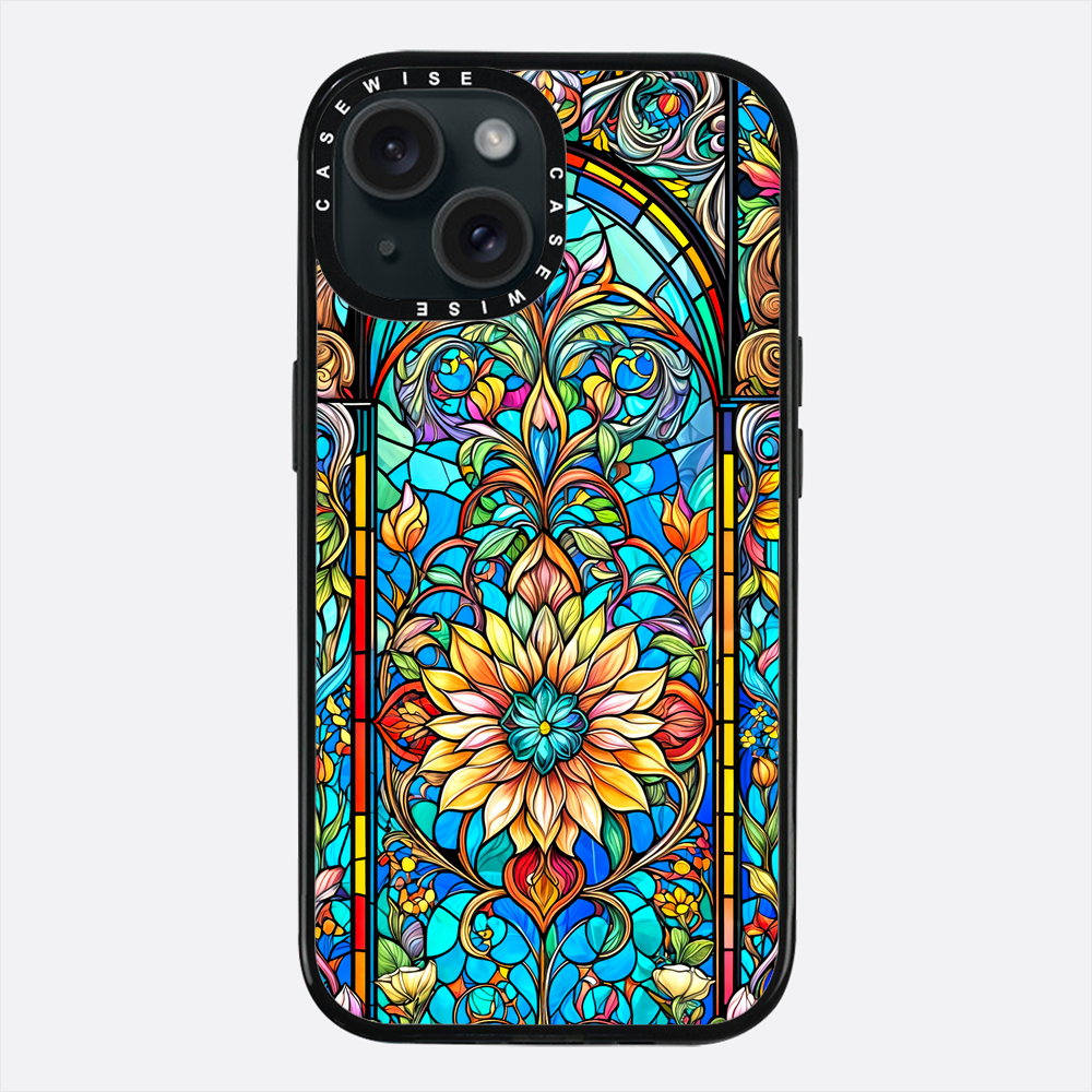 Kwiaty witrażowe - Etui