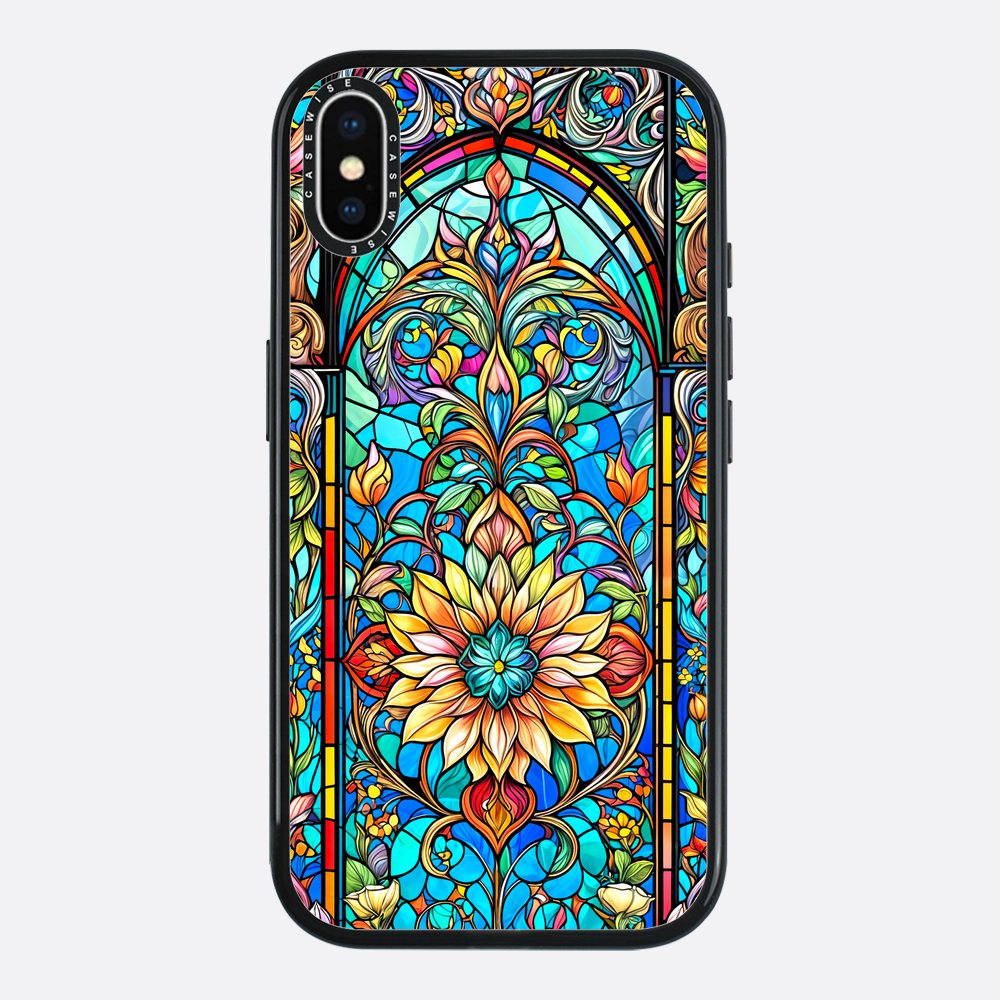 Kwiaty witrażowe - Etui