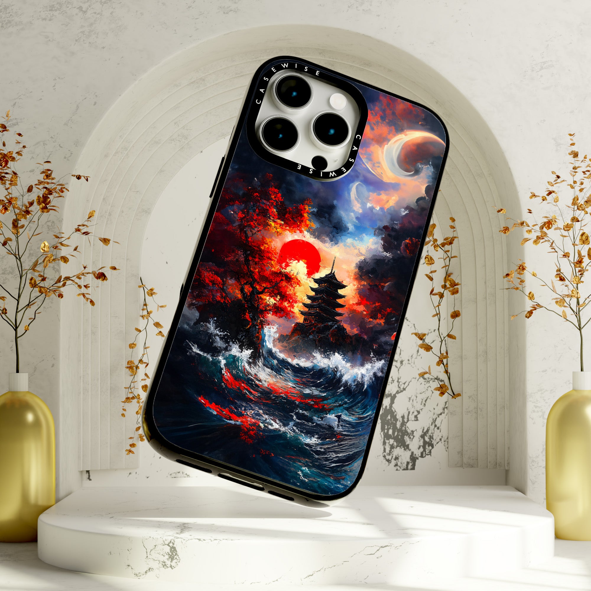 Ogniste niebo nad oceanem - Etui