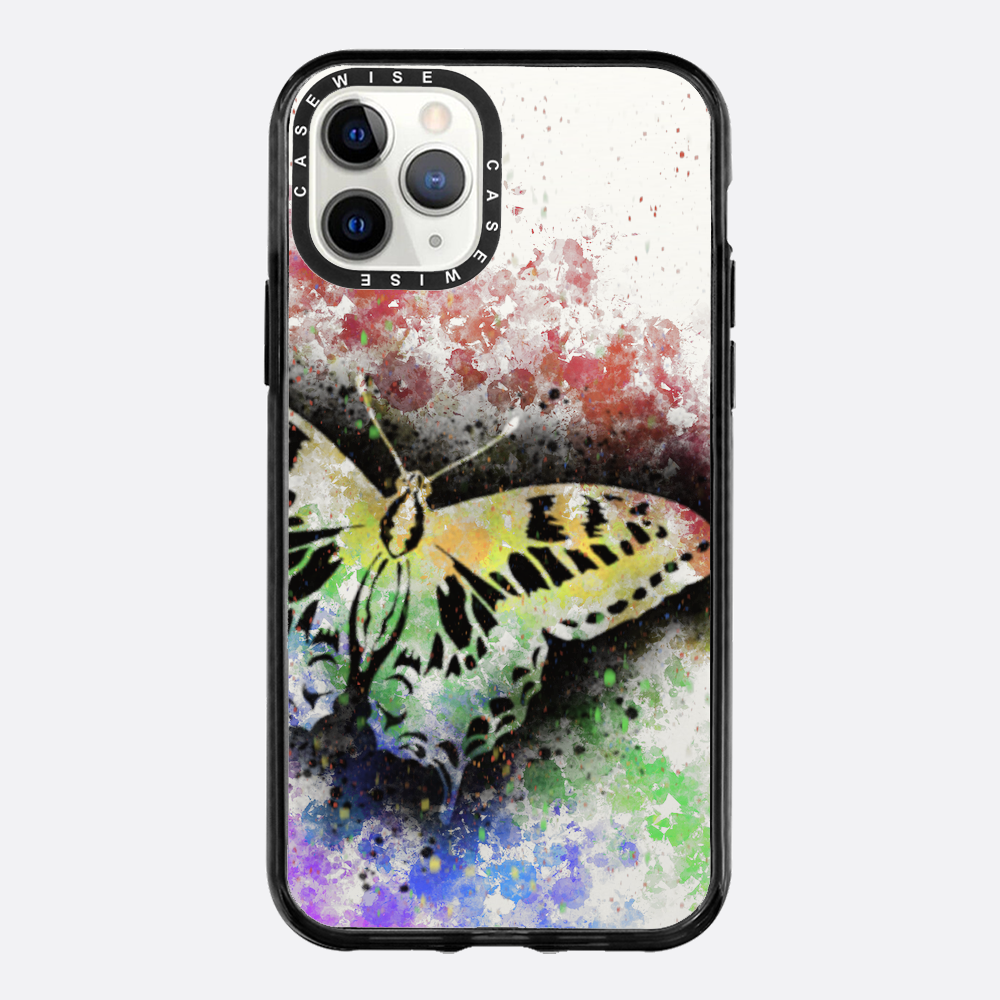 Motyl Tęczowy przezroczysty - Etui