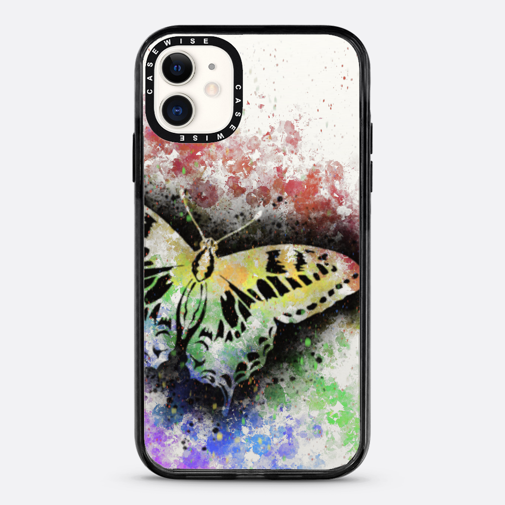 Motyl Tęczowy przezroczysty - Etui