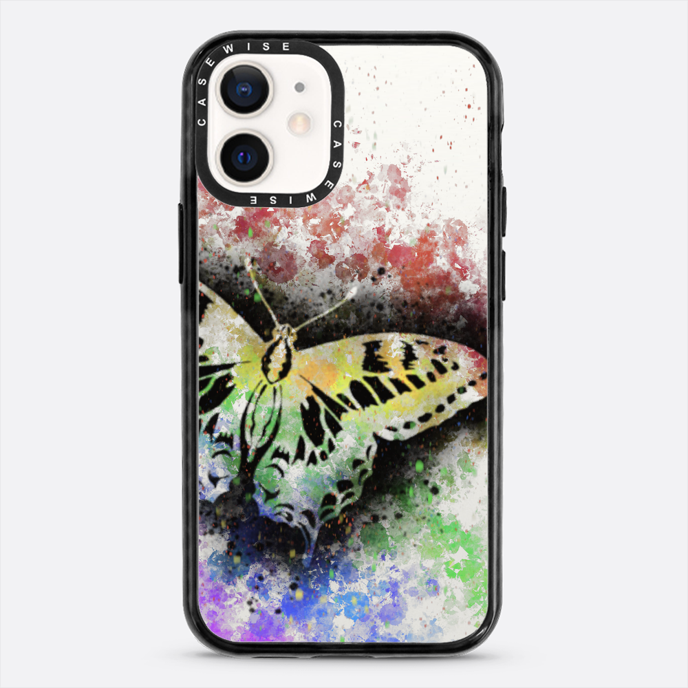 Motyl Tęczowy przezroczysty - Etui