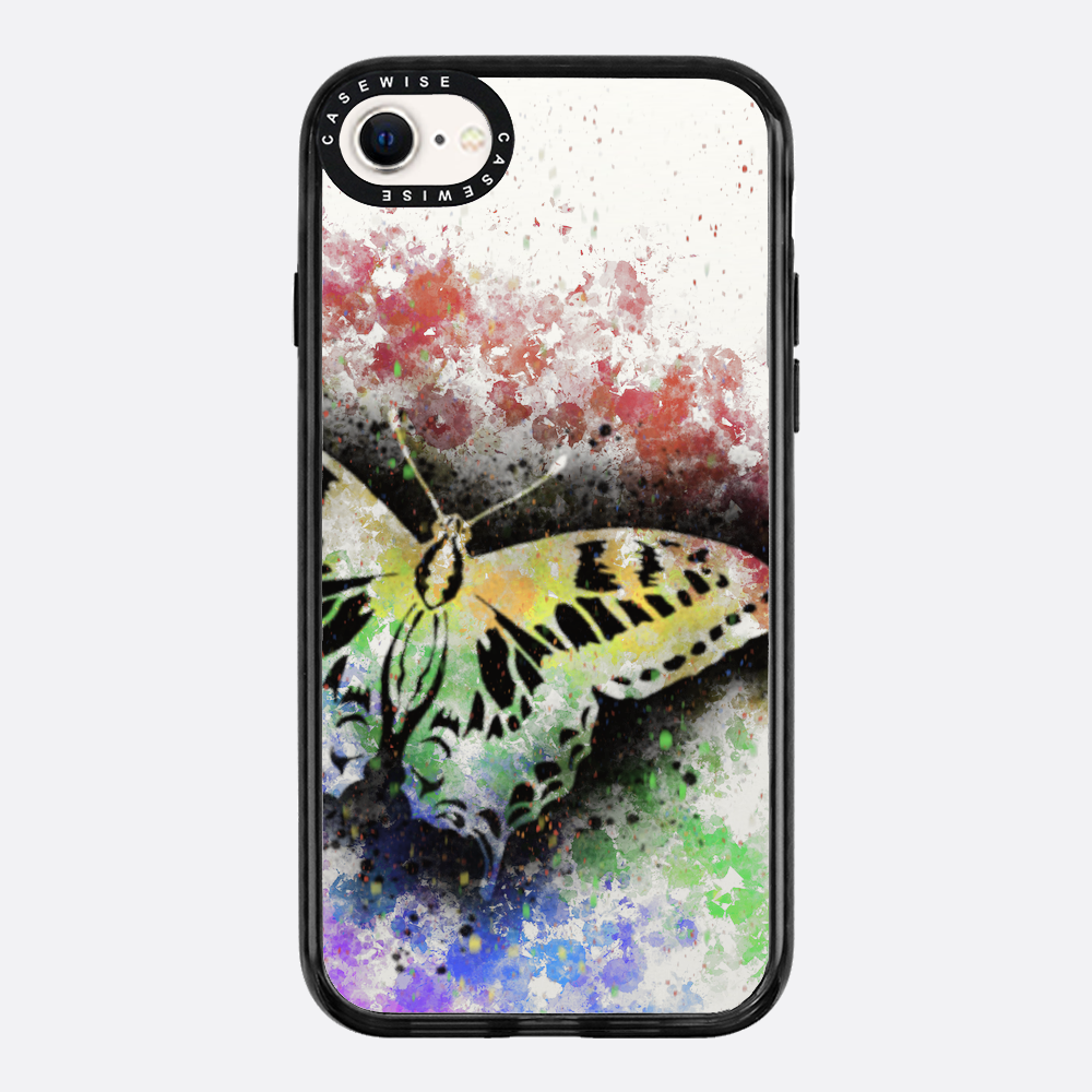 Motyl Tęczowy przezroczysty - Etui