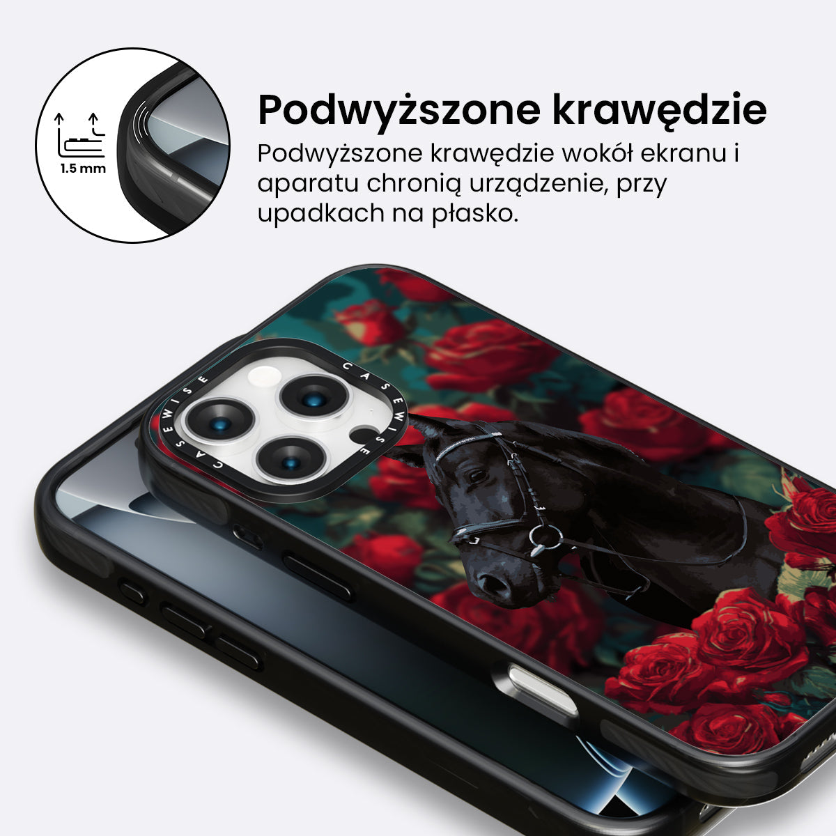 Różany koń - Etui
