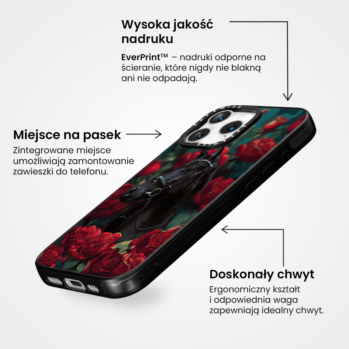 Różany koń - Etui