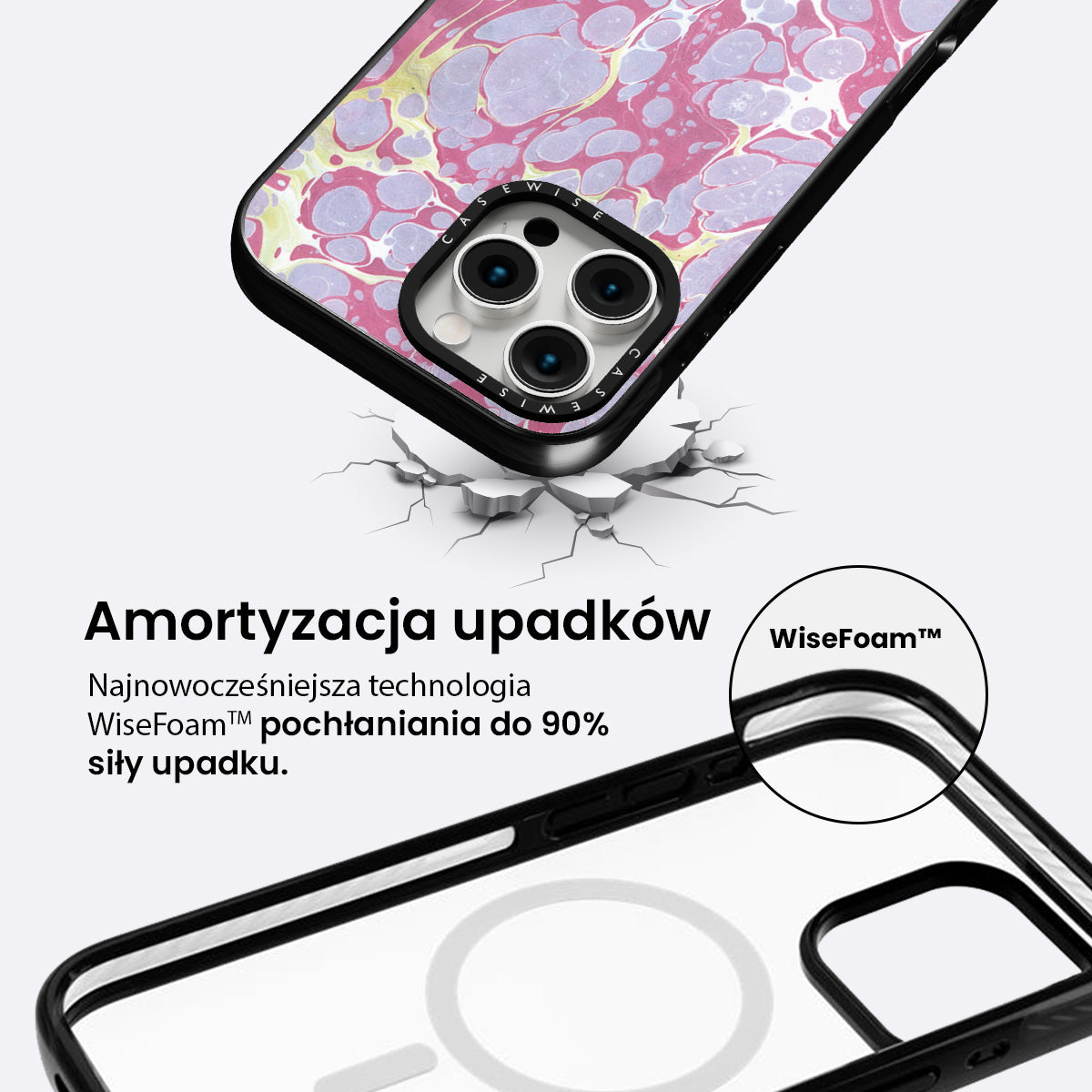 Różowa przestrzeń - Etui