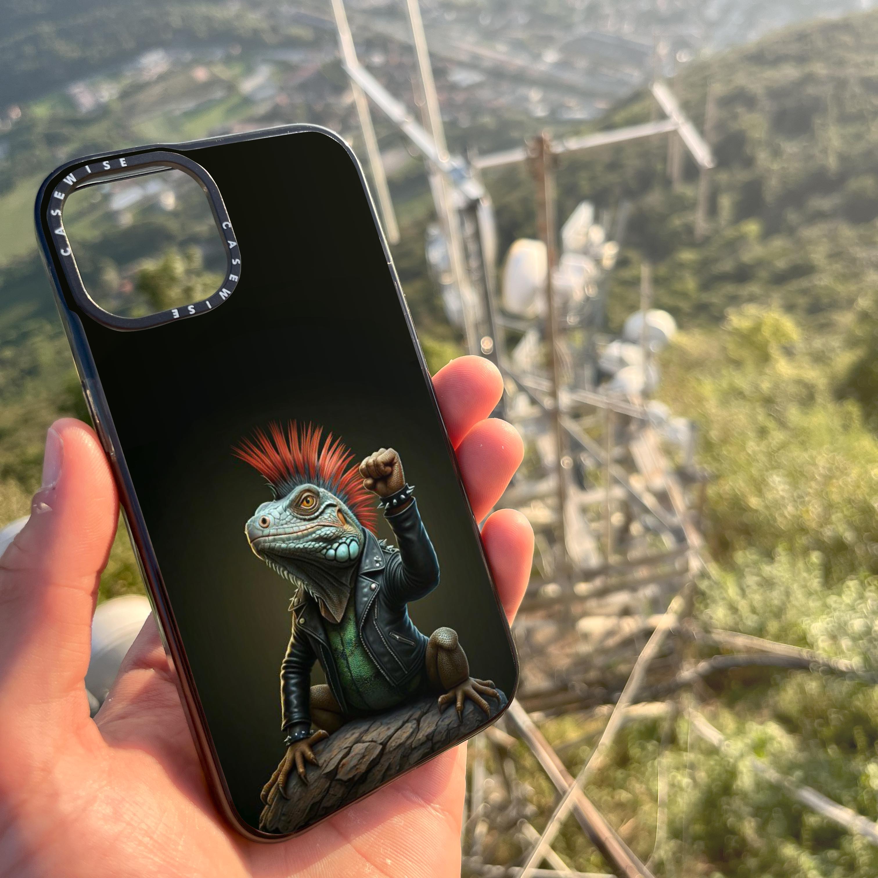 Punk rockowy jaszczur - Etui