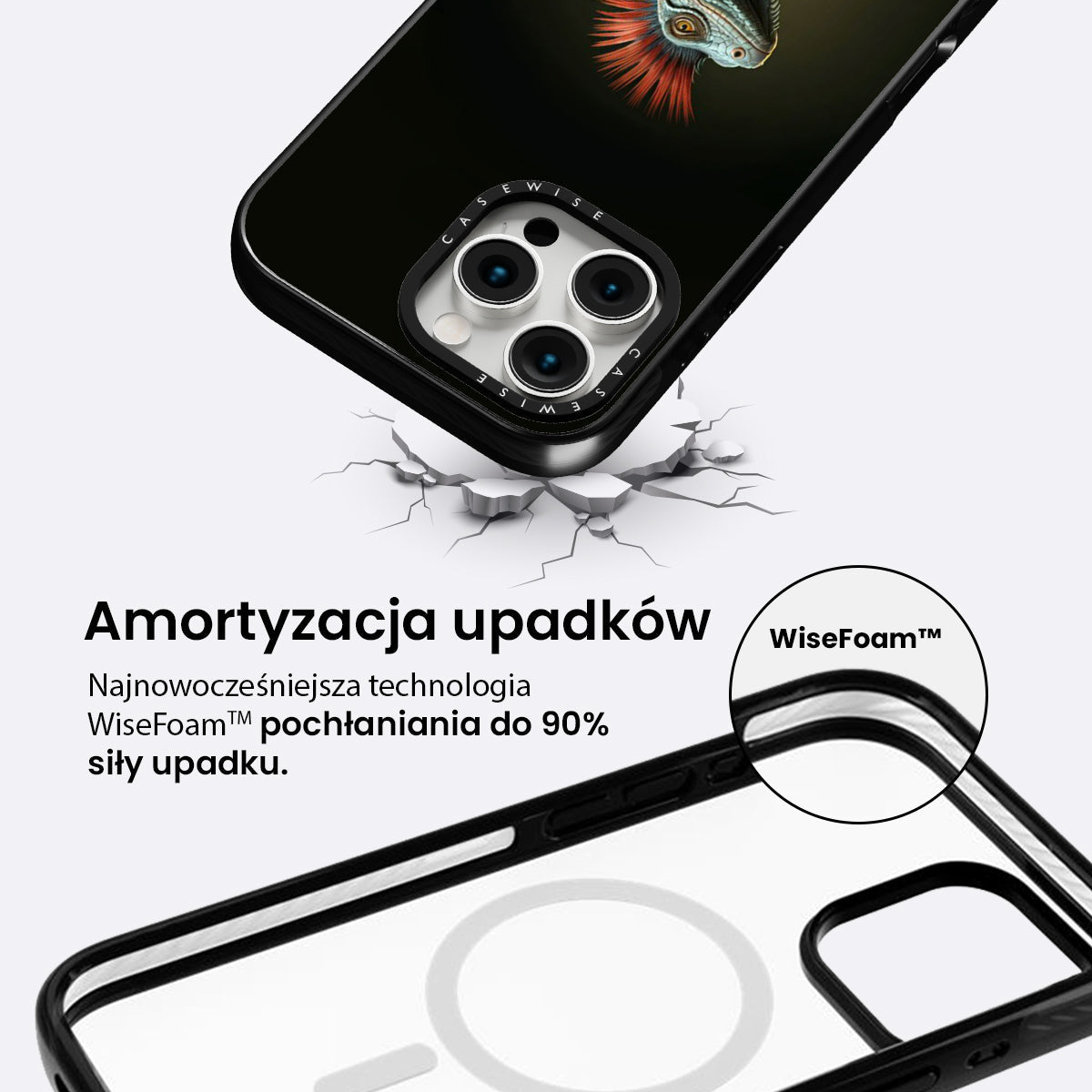 Punk rockowy jaszczur - Etui