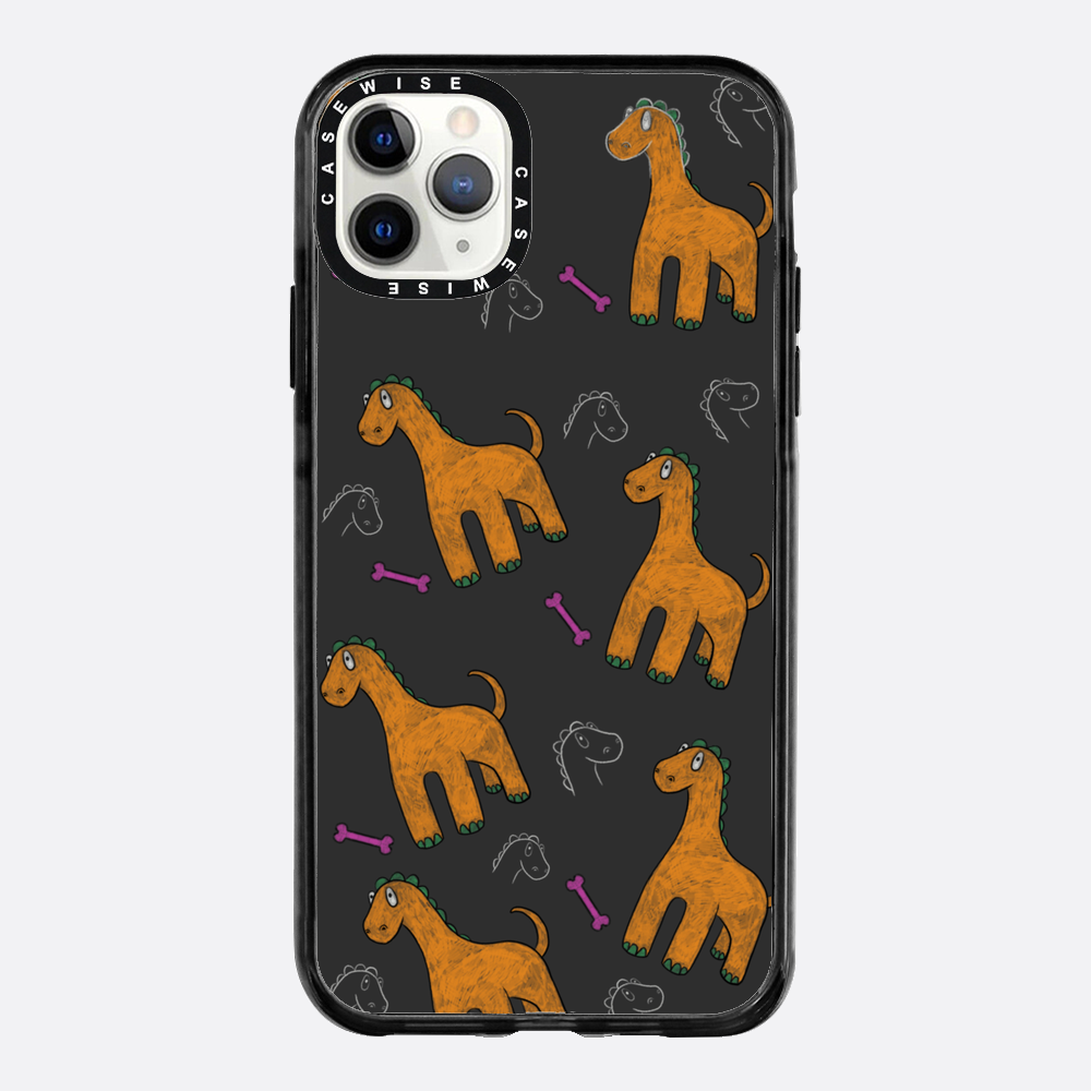 Pomarańczowy dinozaur - Etui