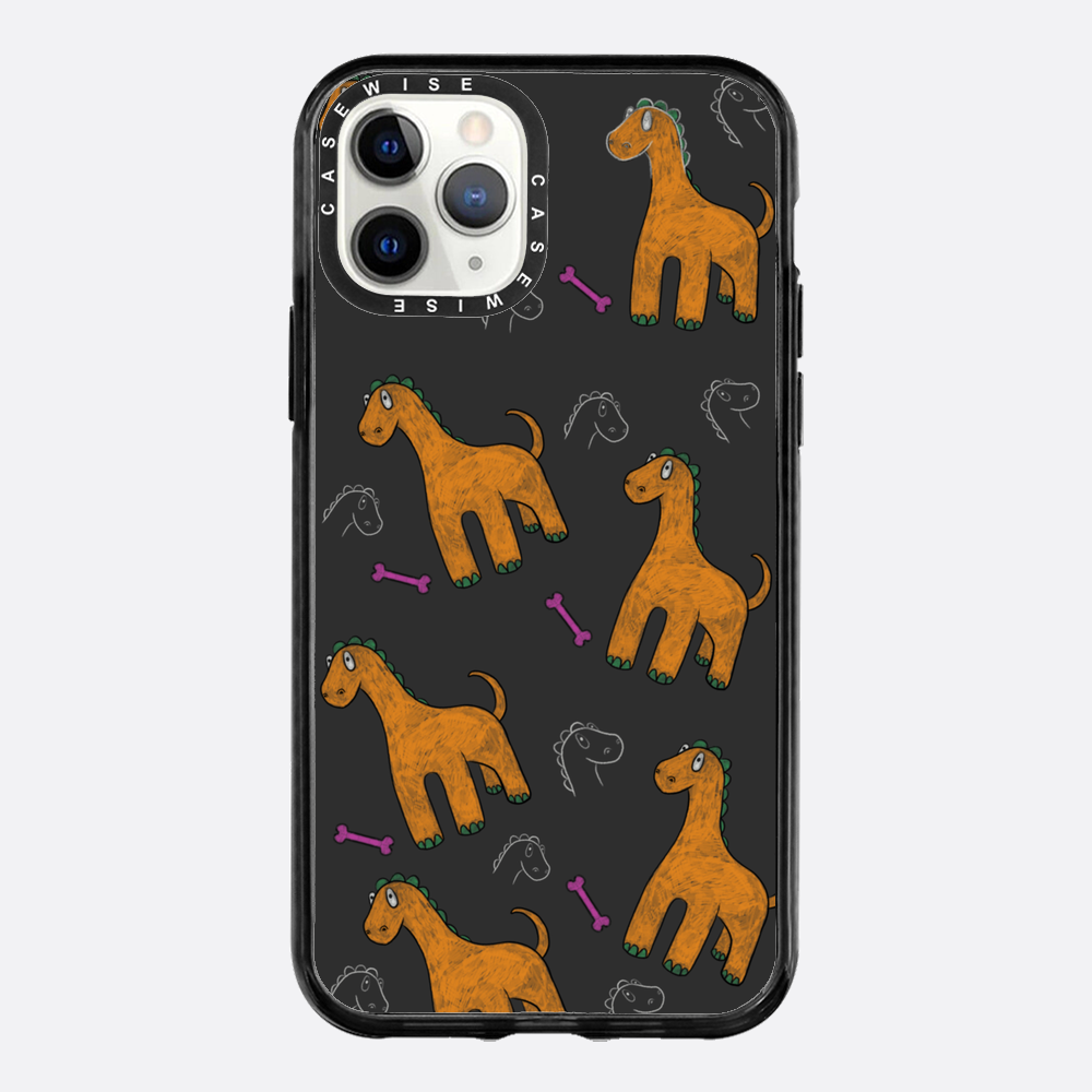 Pomarańczowy dinozaur - Etui