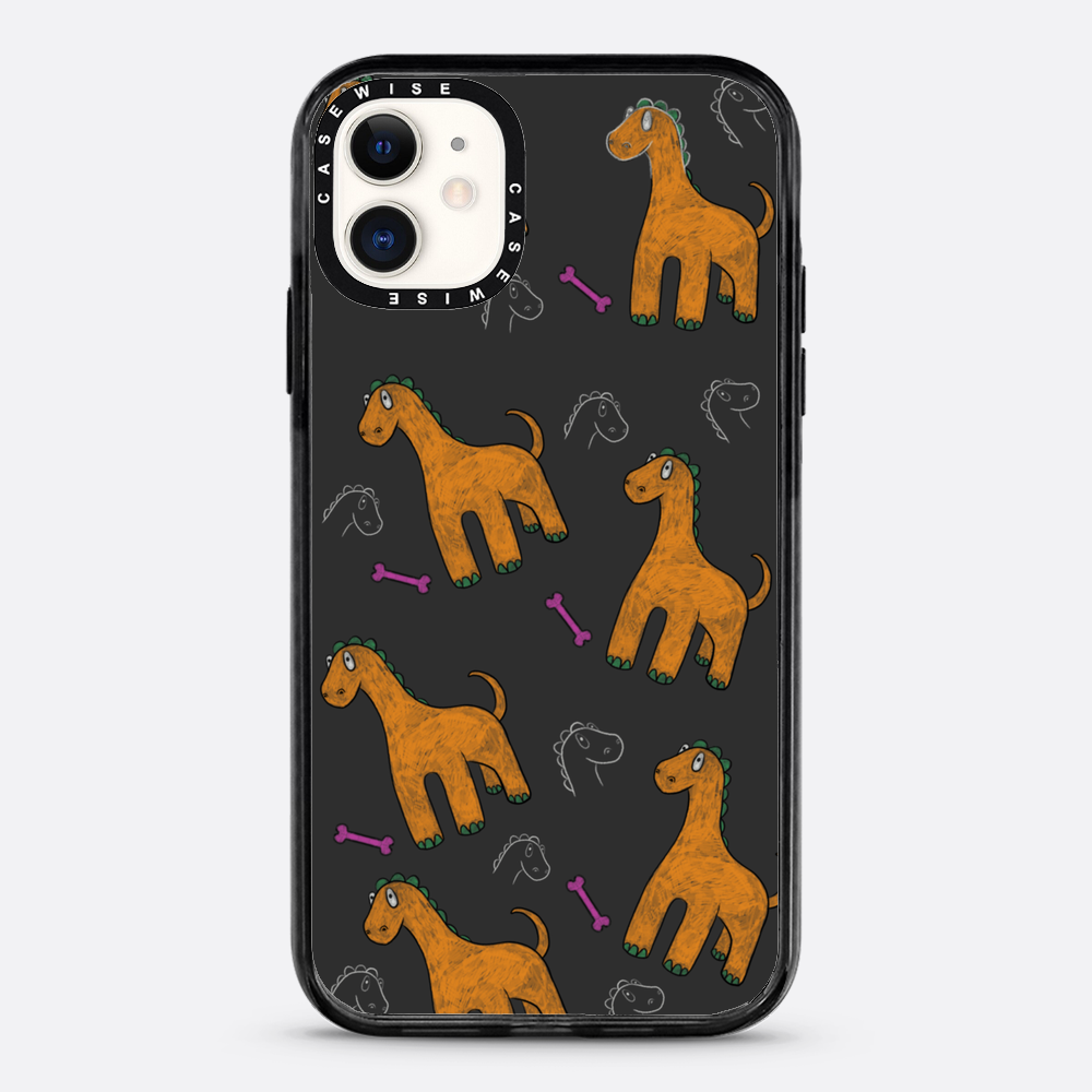 Pomarańczowy dinozaur - Etui