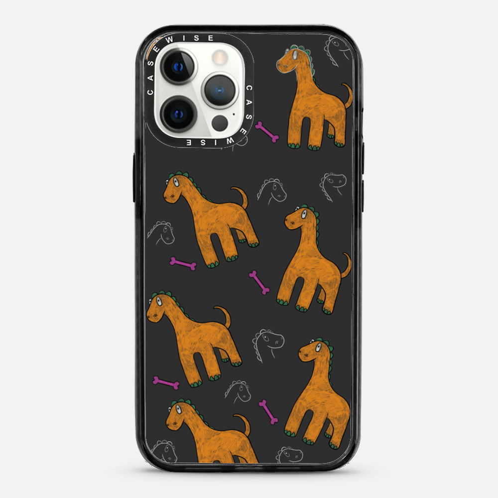 Pomarańczowy dinozaur - Etui