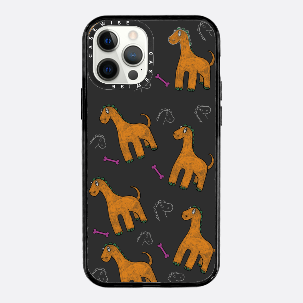 Pomarańczowy dinozaur - Etui