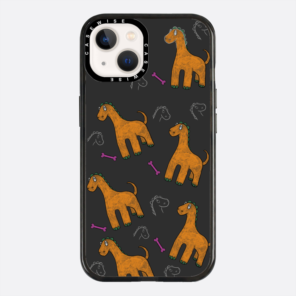 Pomarańczowy dinozaur - Etui