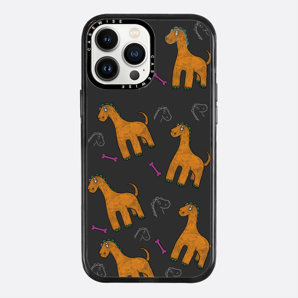 Pomarańczowy dinozaur - Etui