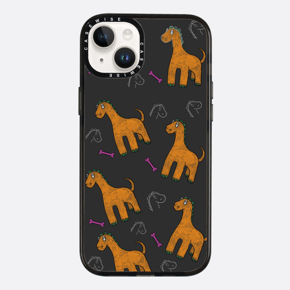 Pomarańczowy dinozaur - Etui