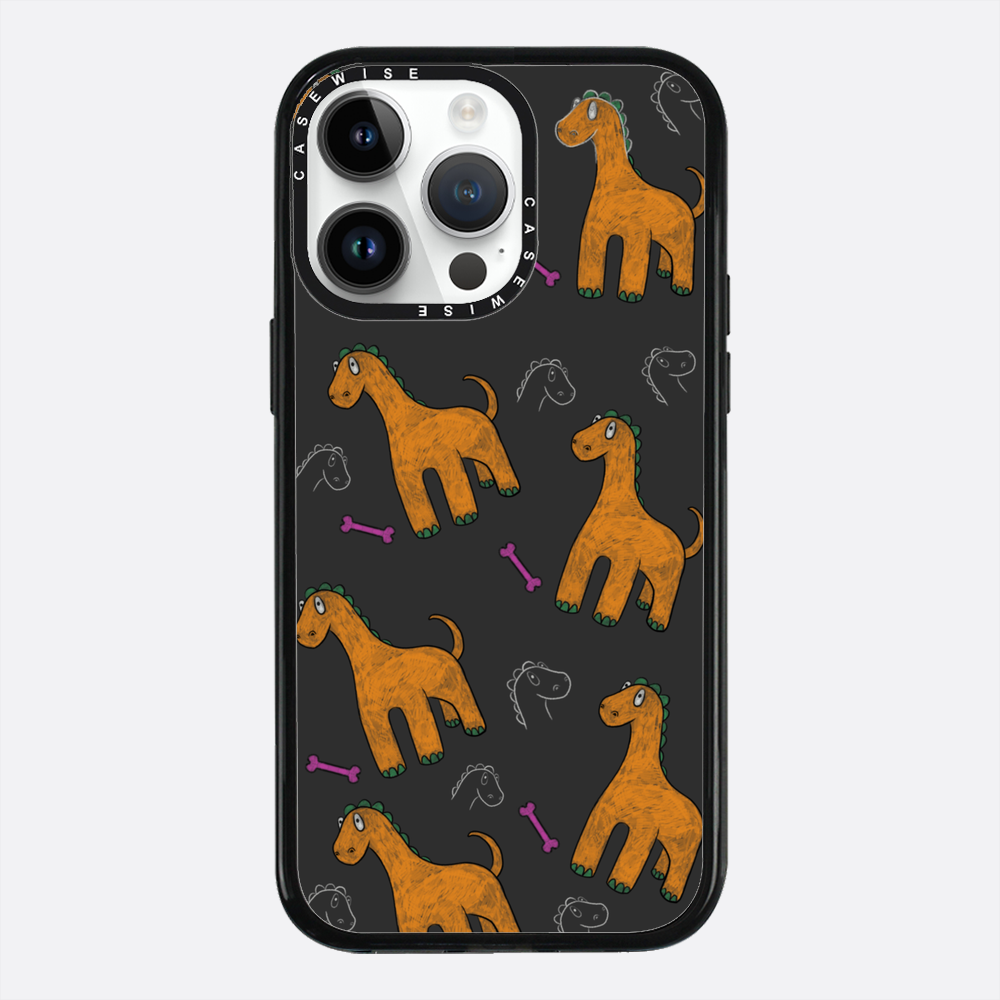 Pomarańczowy dinozaur - Etui