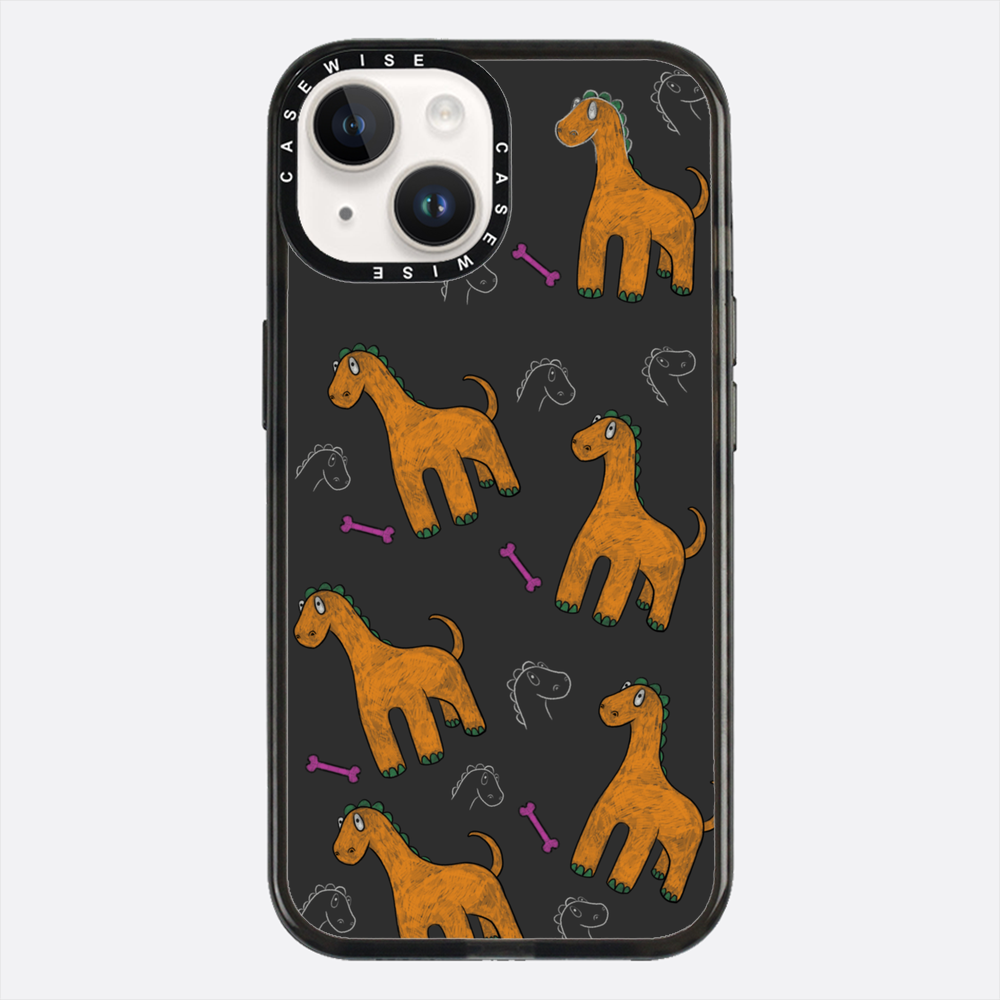 Pomarańczowy dinozaur - Etui