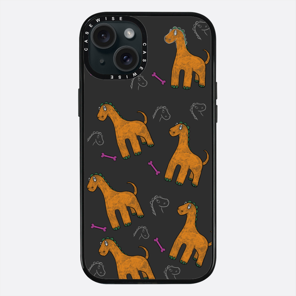 Pomarańczowy dinozaur - Etui