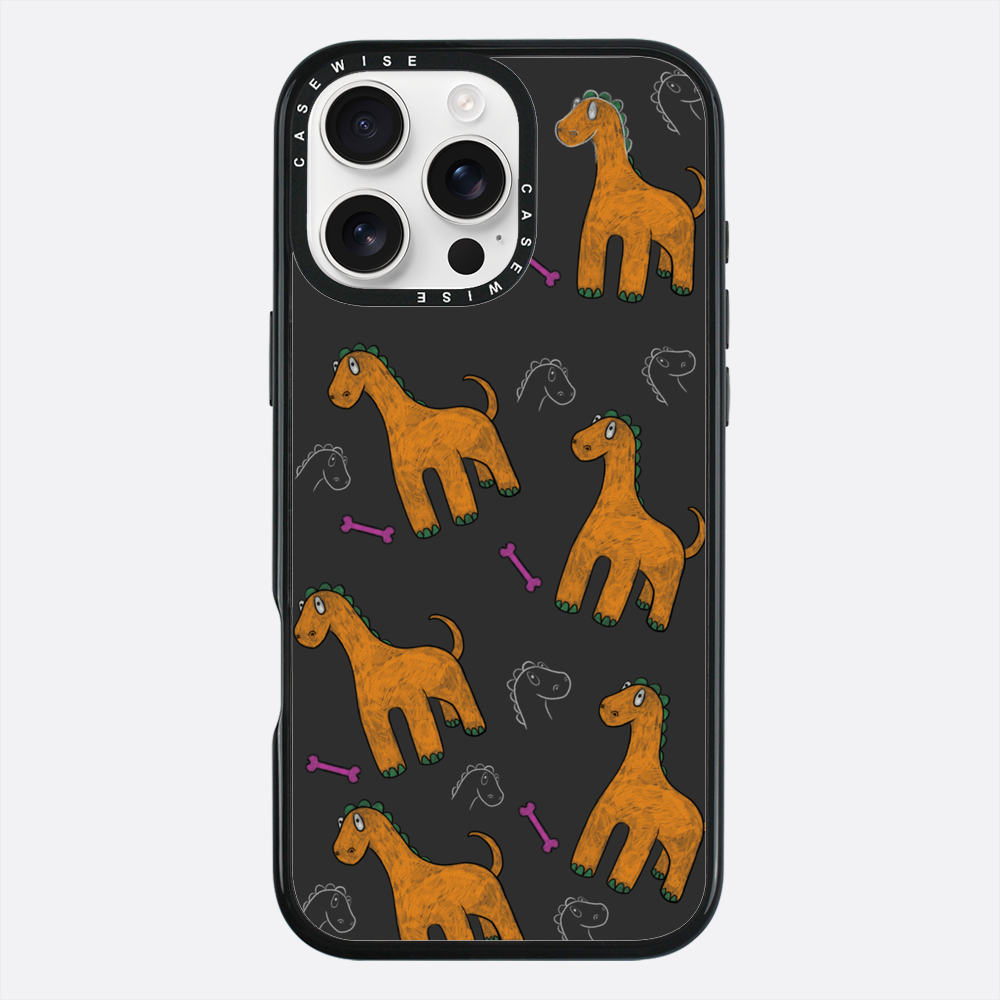 Pomarańczowy dinozaur - Etui
