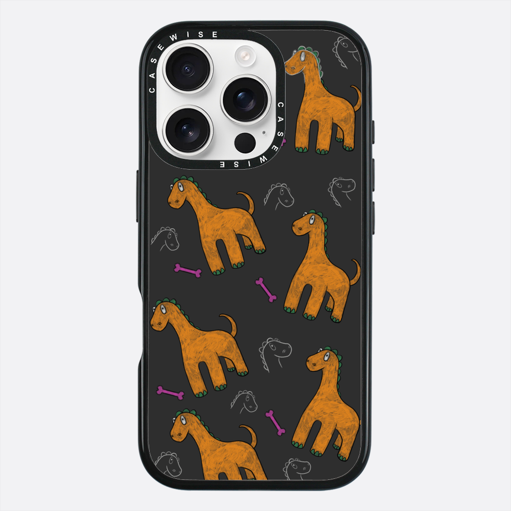 Pomarańczowy dinozaur - Etui