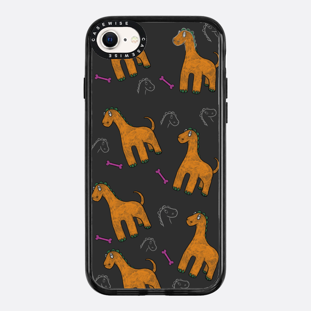 Pomarańczowy dinozaur - Etui