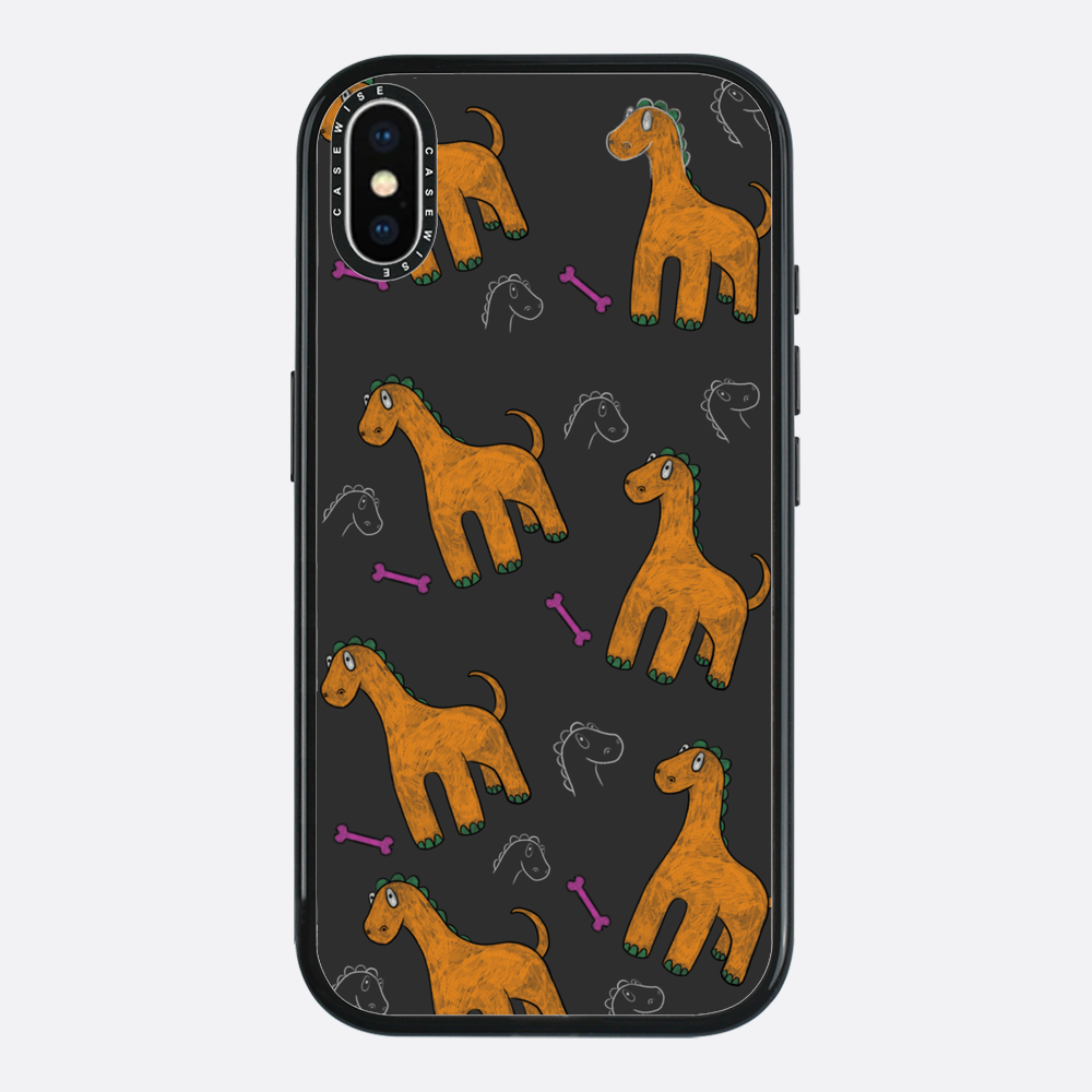 Pomarańczowy dinozaur - Etui