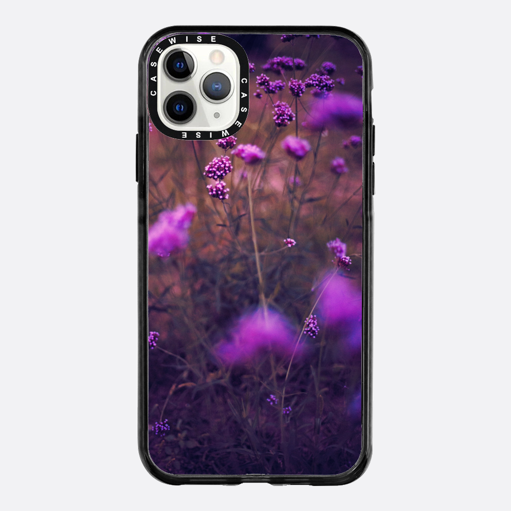 Fioletowe kwiaty - Etui