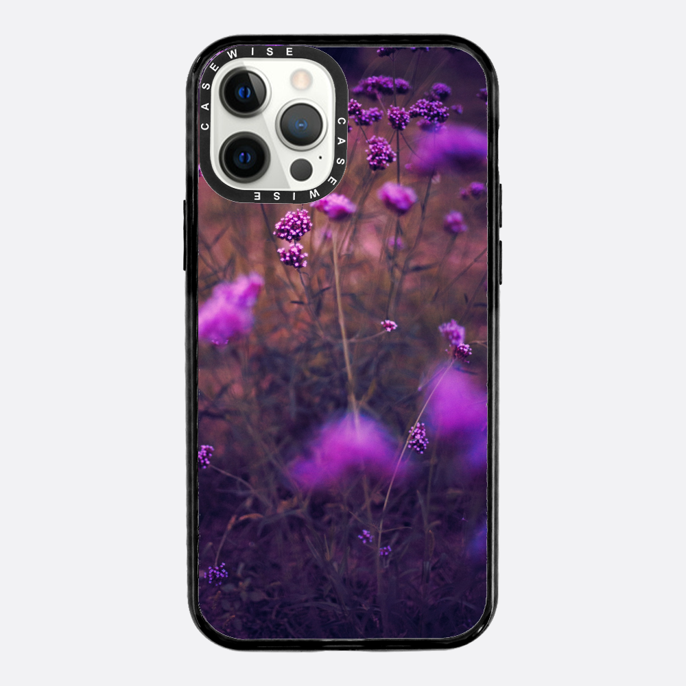 Fioletowe kwiaty - Etui
