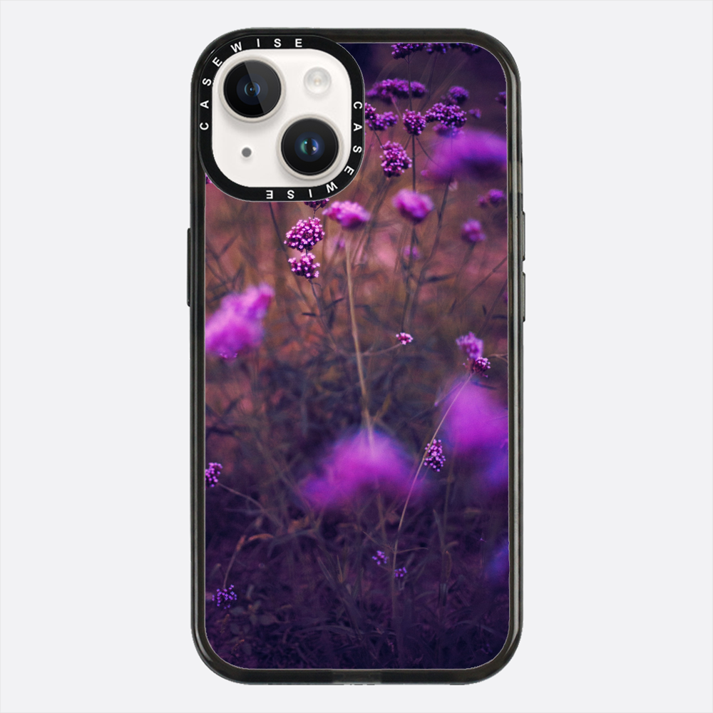 Fioletowe kwiaty - Etui
