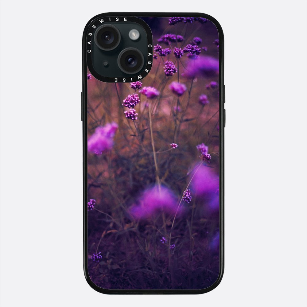 Fioletowe kwiaty - Etui