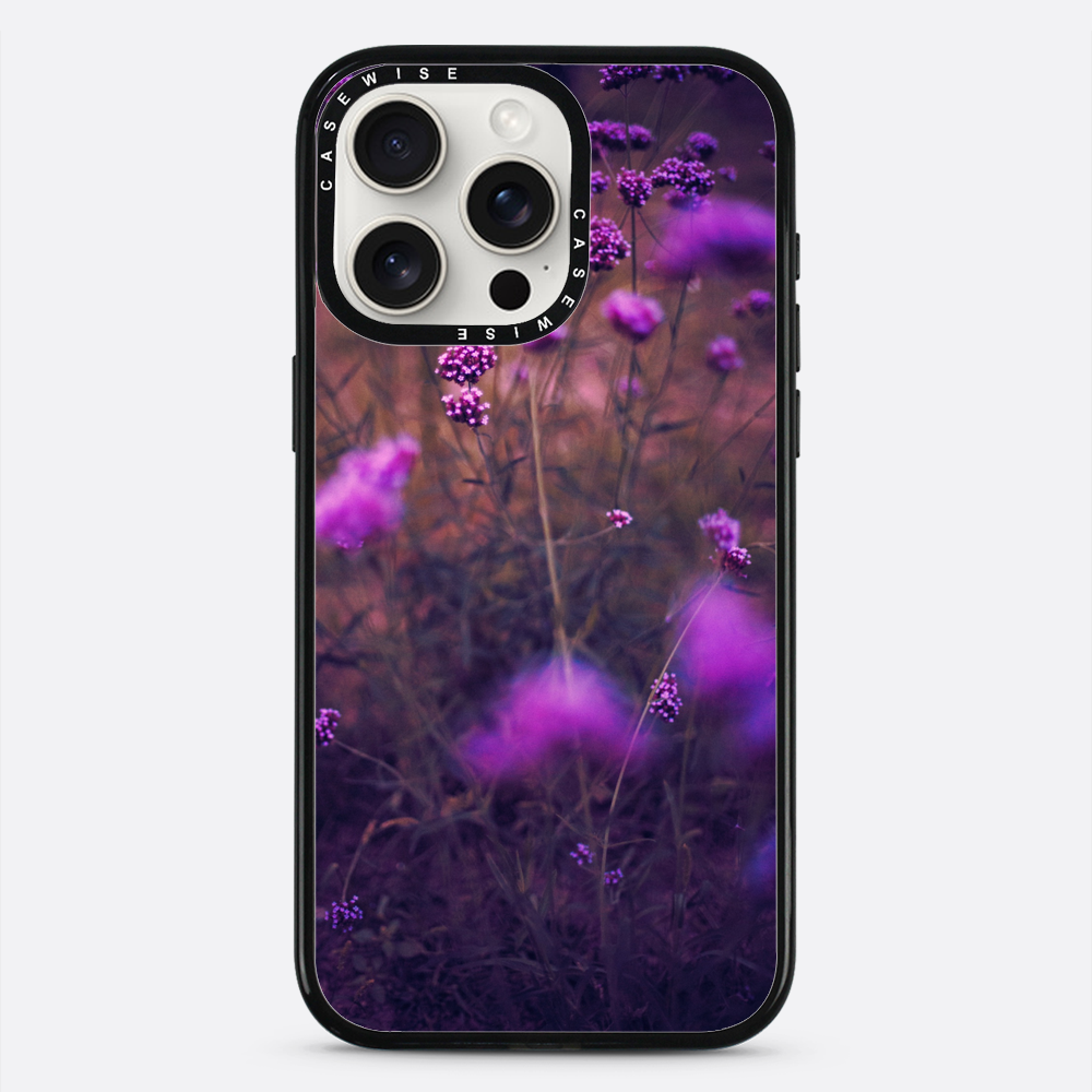 Fioletowe kwiaty - Etui