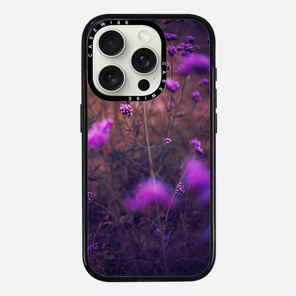 Fioletowe kwiaty - Etui