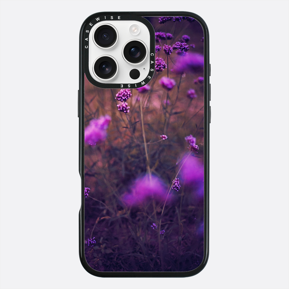 Fioletowe kwiaty - Etui