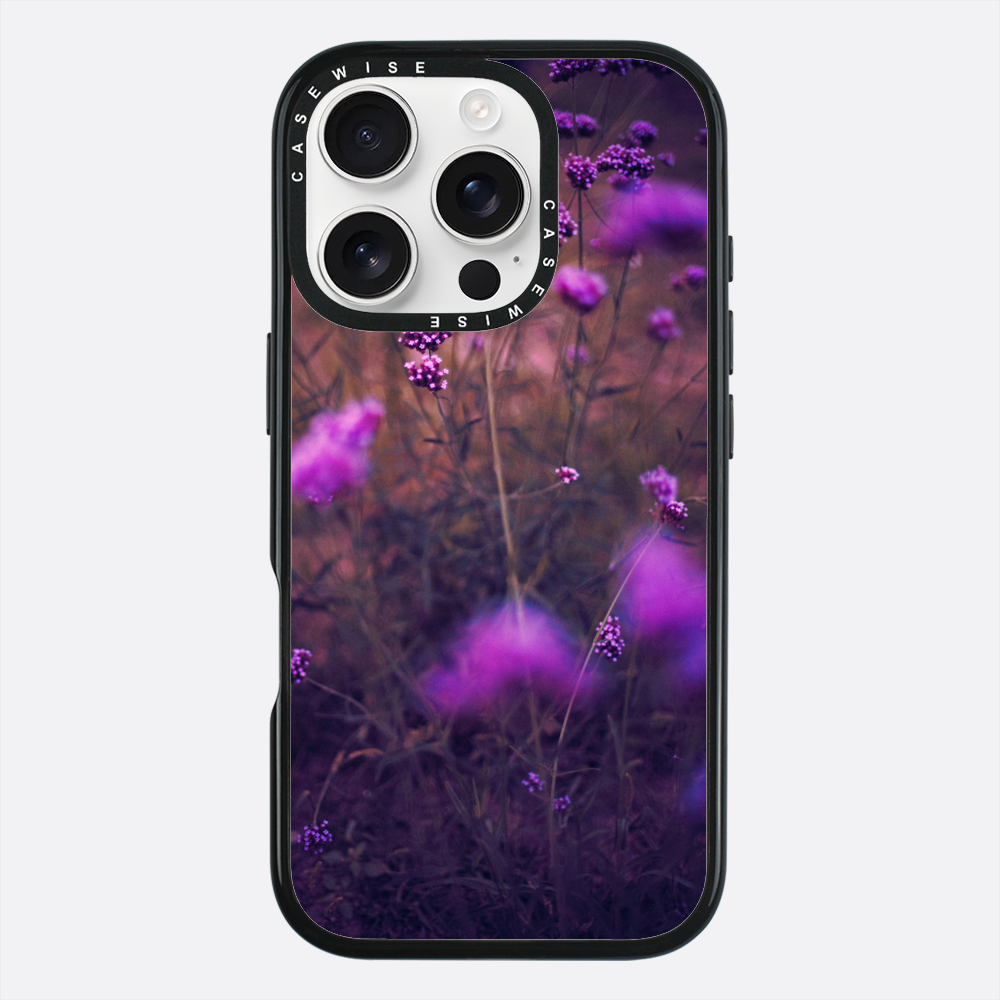 Fioletowe kwiaty - Etui