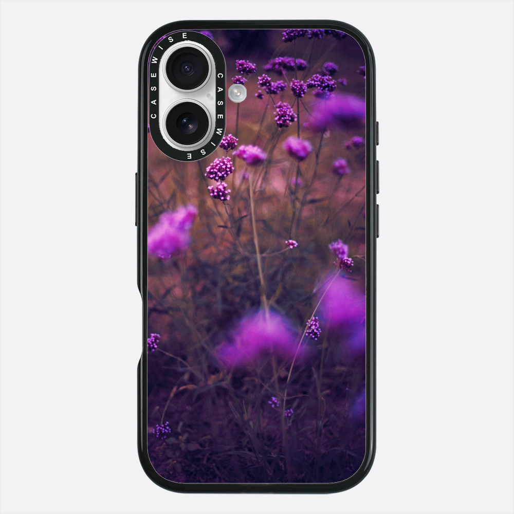 Fioletowe kwiaty - Etui