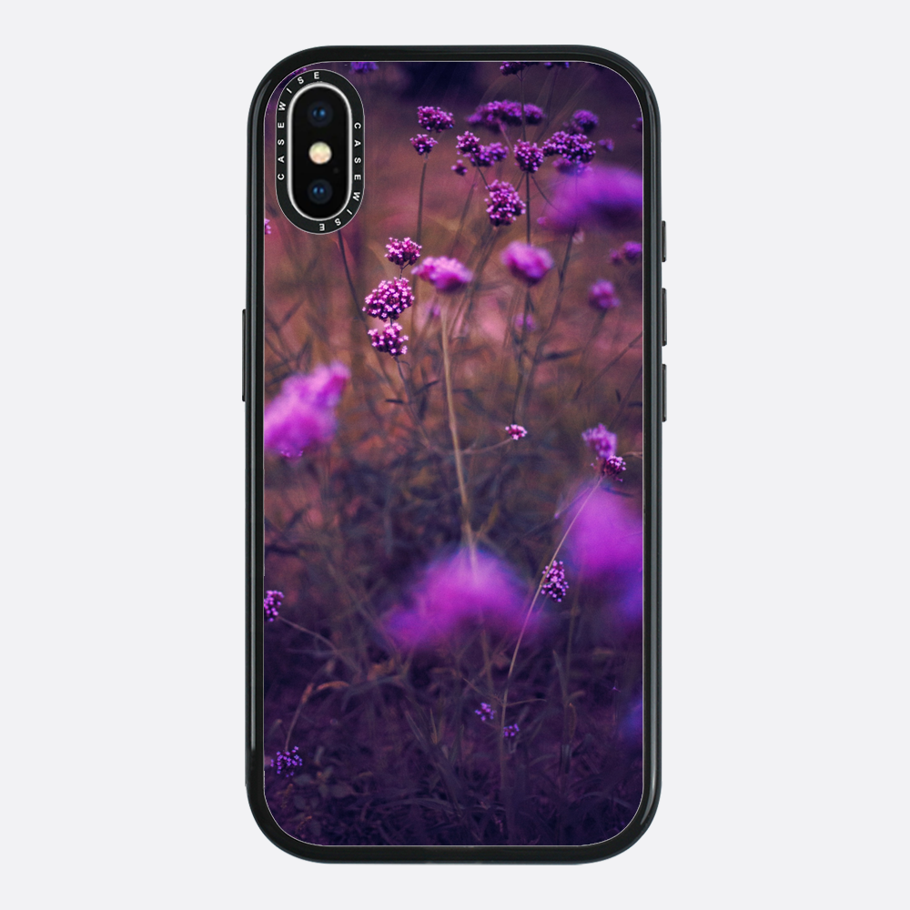 Fioletowe kwiaty - Etui