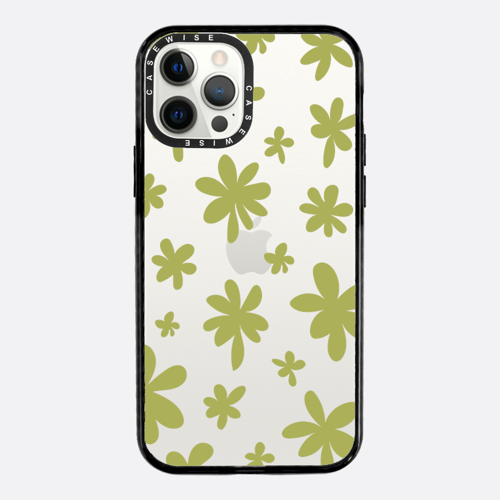 Zielone Kwiatki - Etui