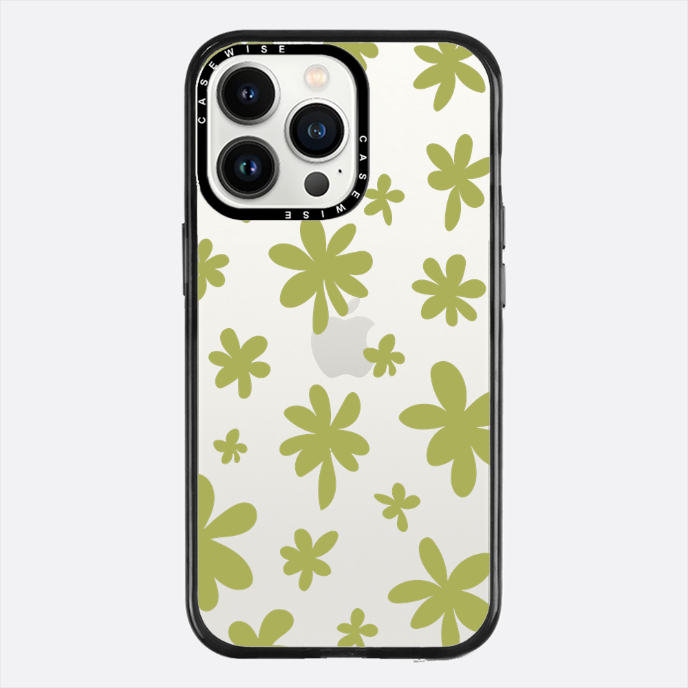 Zielone Kwiatki - Etui